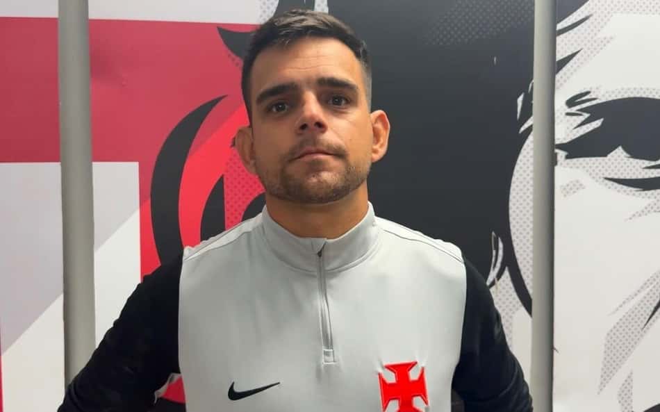 Treinador Matheus Curopos após a classificação do Vasco para a final do Brasileirão sub-20