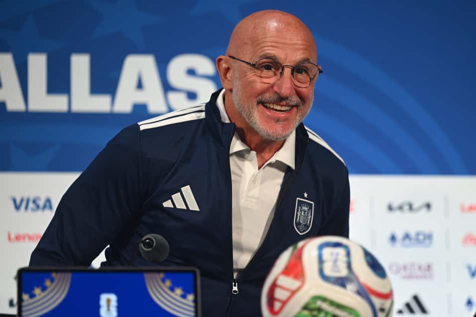 Técnico da Espanha exalta desempenho durante Copa do Mundo (Foto: Mauro Pimentel / AFP)