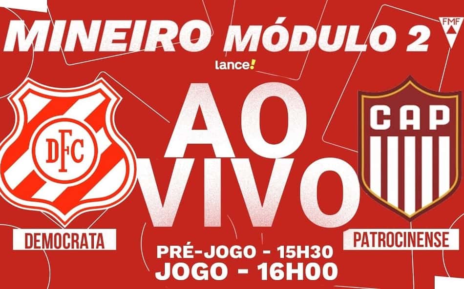 Democrata x Patrocinense - Lance!TV - Módulo II do Mineiro