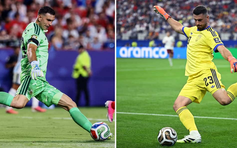 E se a final for para os pênaltis, quem leva a melhor: Unai ou Dibu?
