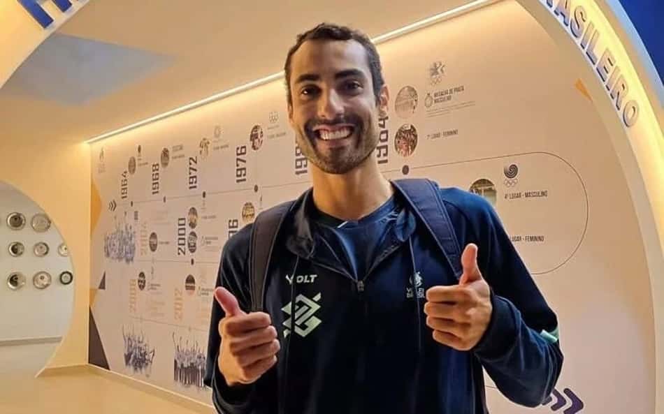 Douglas Souza retorna a Saquarema para os treinos da Seleção Brasileira Masculina de Vôlei
