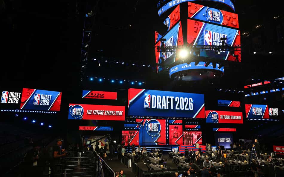 Palco do Draft da NBA 2026