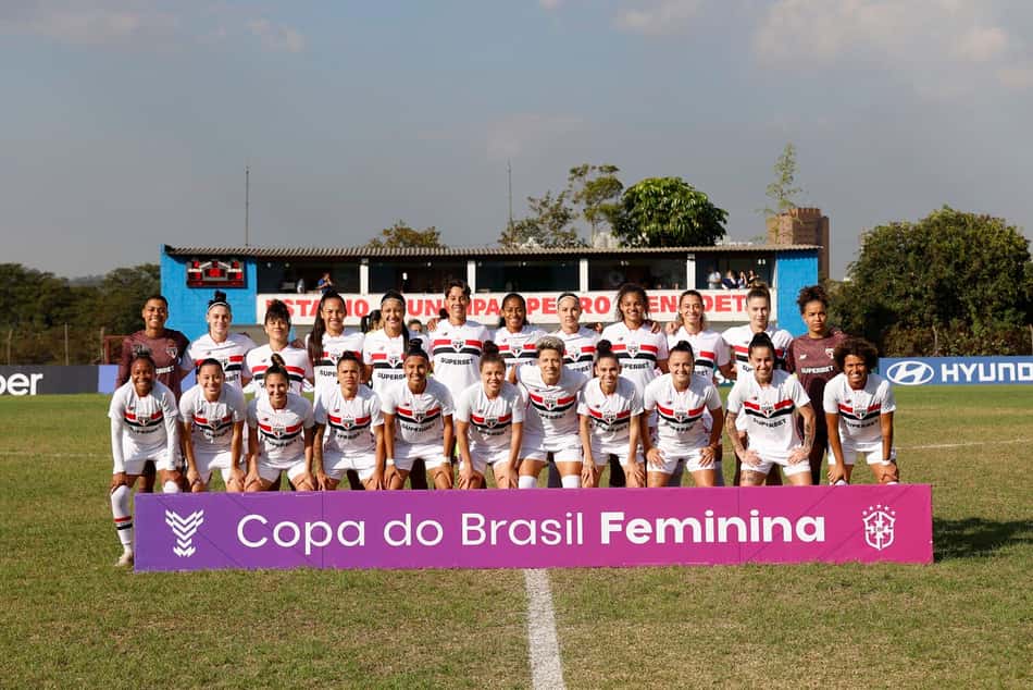 Elenco feminino do São Paulo. ( Rubens Chiri / São Paulo FC)