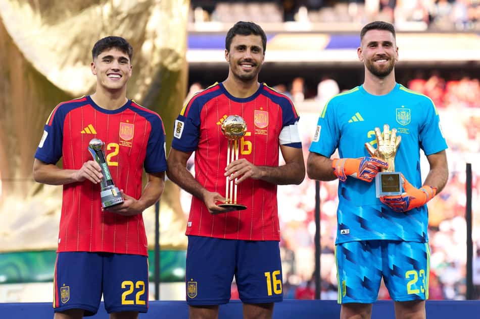 Pau Cubarsí, Rodri e Unai Simon levaram os prêmios individuais da Copa do Mundo de 2026