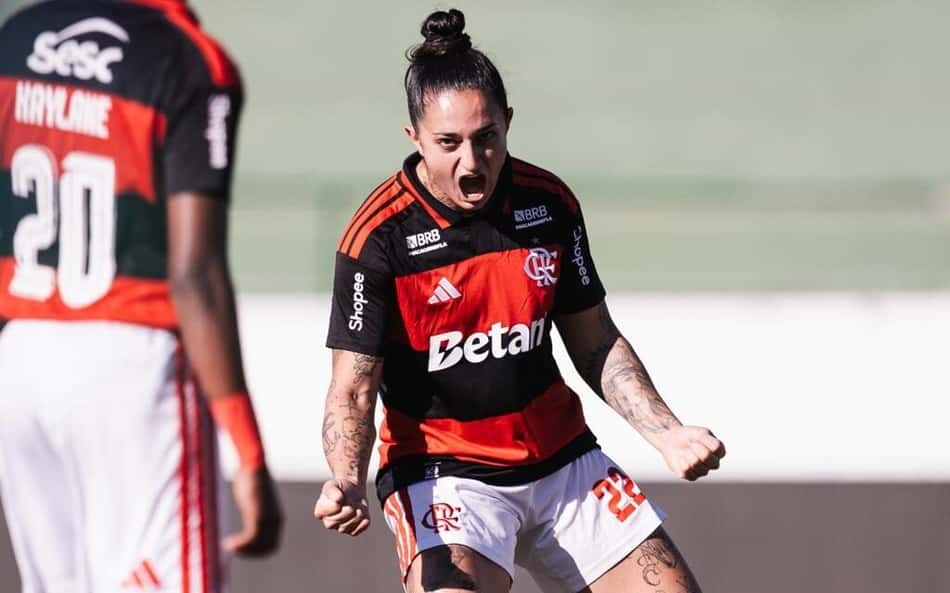 Com dois gols de Fernanda, Flamengo goleia Peñarol e vai à final da Ladies Cup