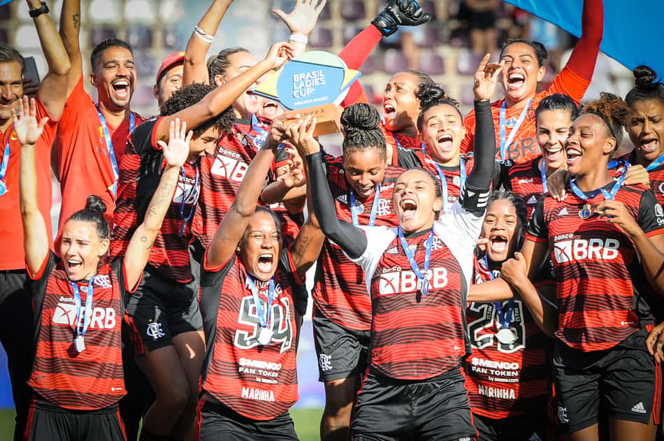 Flamengo foi campeão da Ladies Cup. (Rodrigo Corsi/Ag.Paulistão)