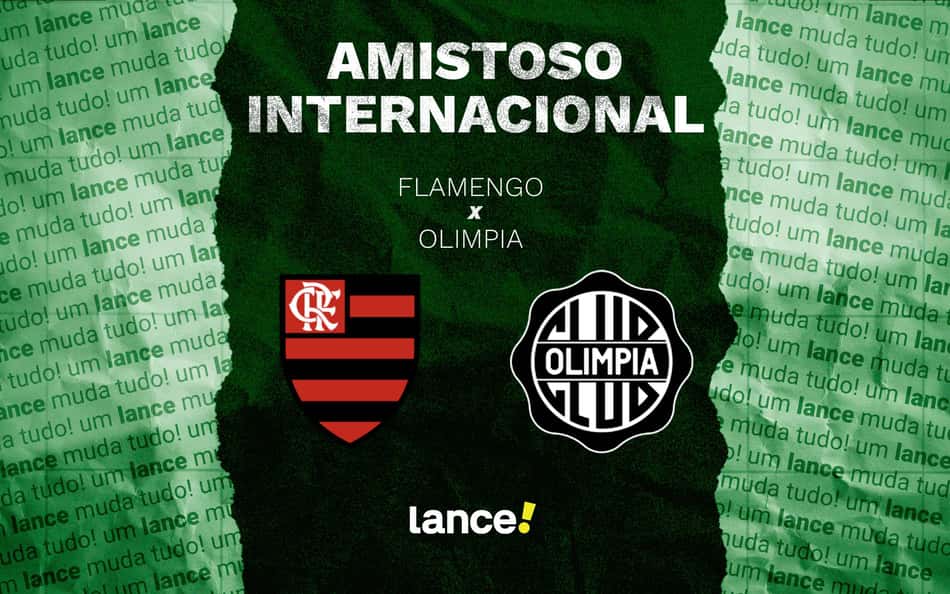 Flamengo x Olimpia: onde assistir e prováveis escalações para o amistoso