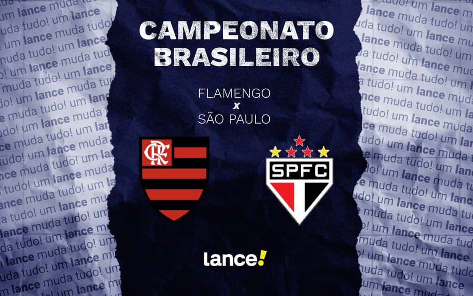Flamengo x São Paulo: onde assistir e prováveis escalações do jogo pelo Brasileirão