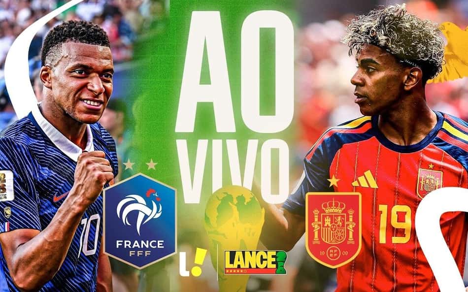 AO VIVO: Assista ao duelo entre França e Espanha com o Lance!TV