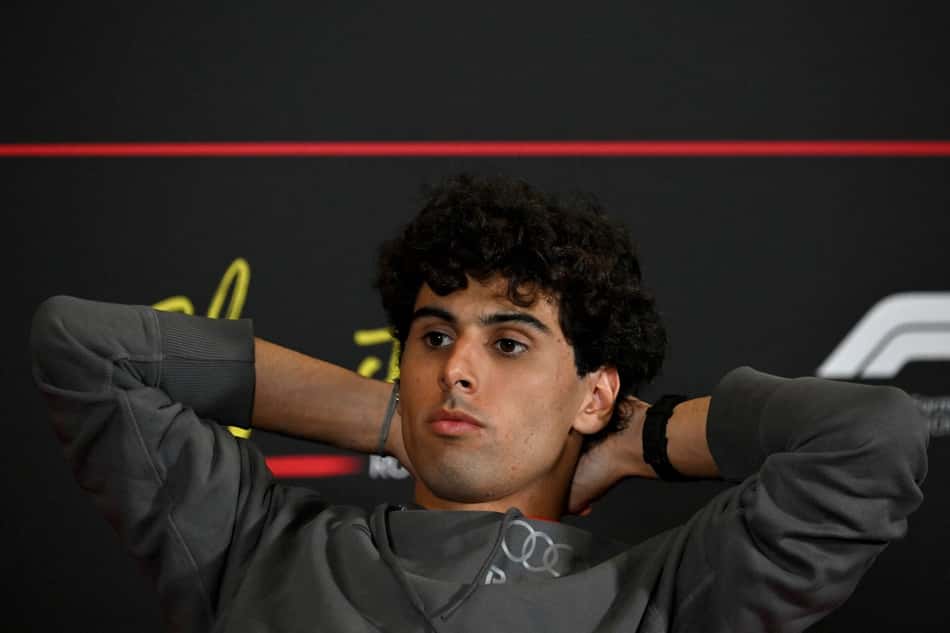 Gabriel Bortoleto em coletiva do GP da Inglaterra na F1 2026
