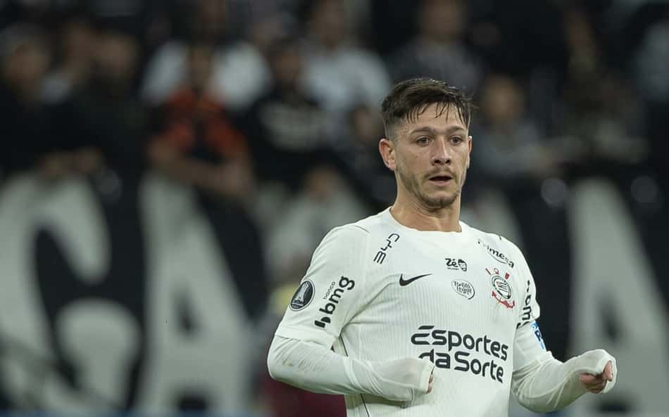 Rodrigo Garro jogador do Corinthians durante partida na Neo Química Arena