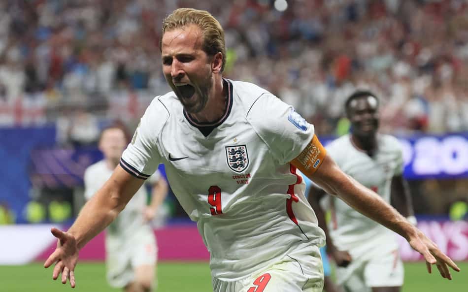 Harry Kane comemorando gol