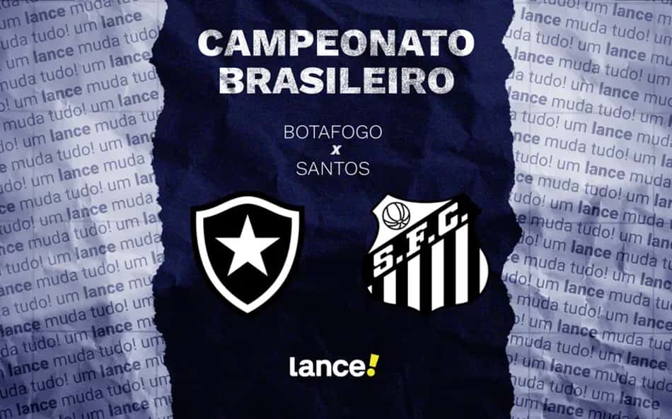 Botafogo x Santos pela 19ª rodada do Brasileirão