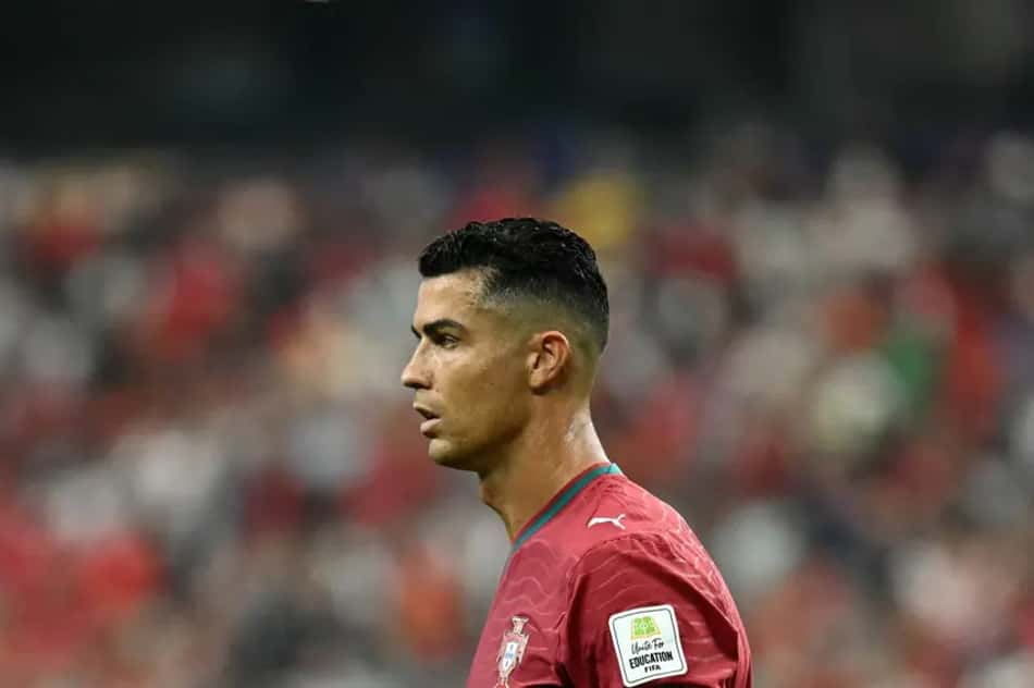 Cristiano Ronaldo em Portugal x Espanha na Copa