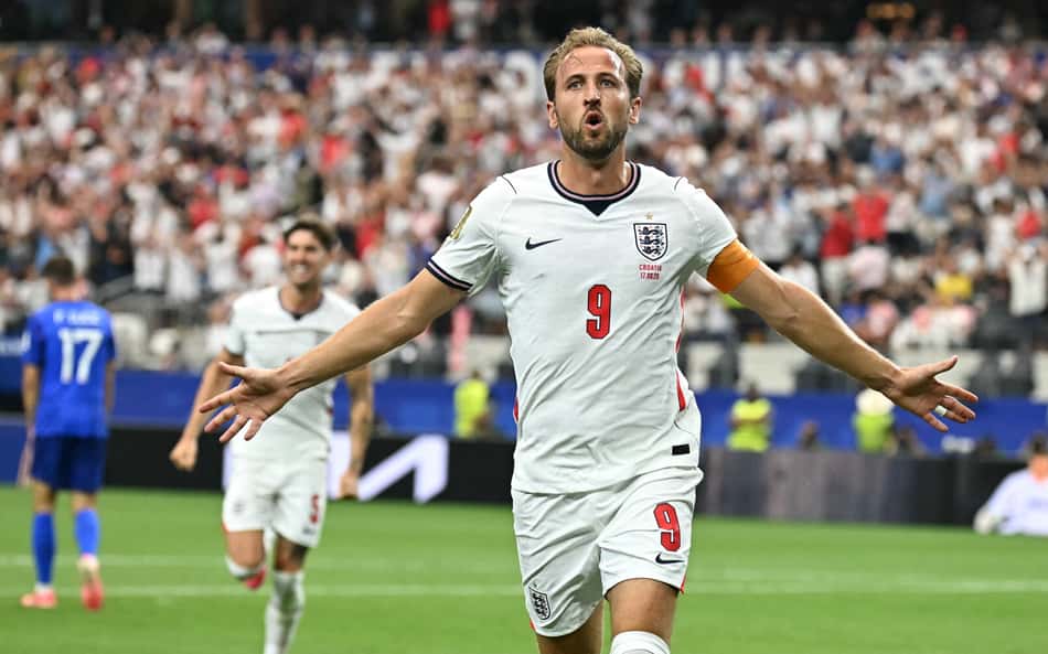 Com show de Kane, a Inglaterra venceu a Croácia por 4 a 2 na Copa do Mundo de 2026
