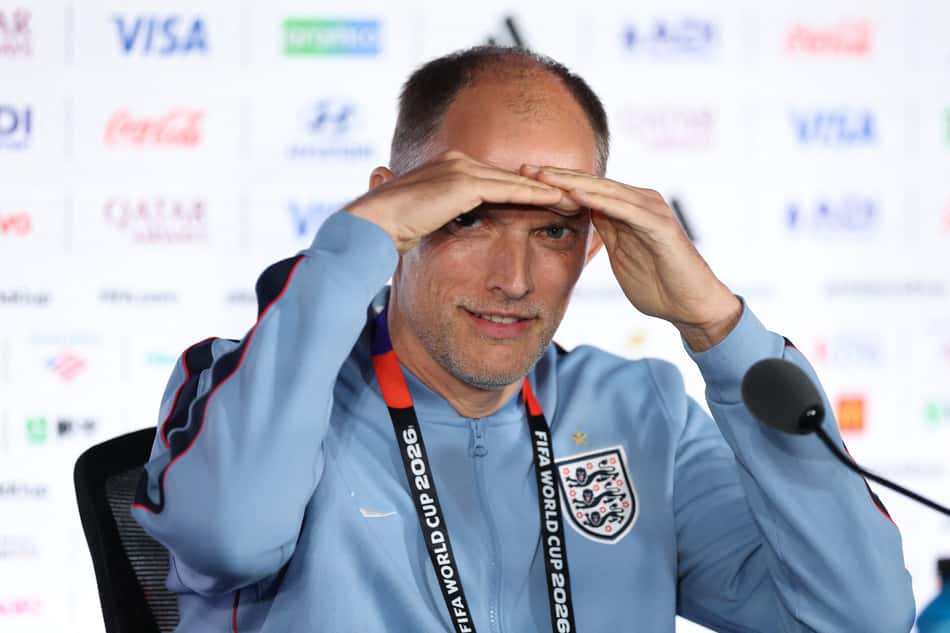 Thomas Tuchel em entrevista coletiva antes da semifinal da Copa do Mundo de 2026 contra a Argentina