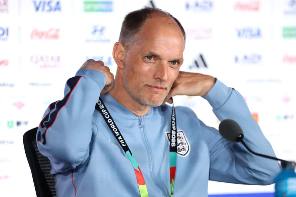 Thomas Tuchel em entrevista coletiva antes da semifinal da Copa do Mundo de 2026 contra a Argentina