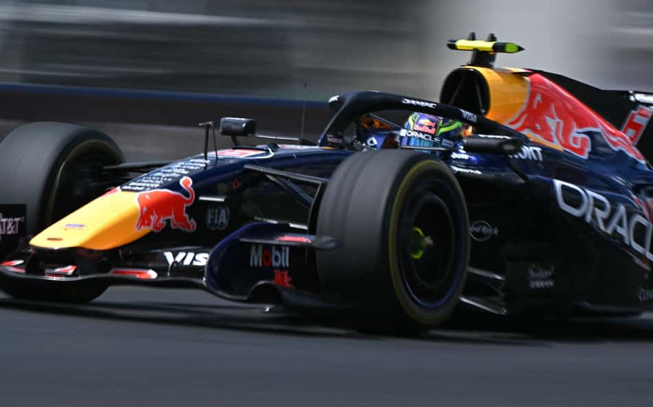 Isack Hadjar em ação no GP da Hungria pela F1 2026