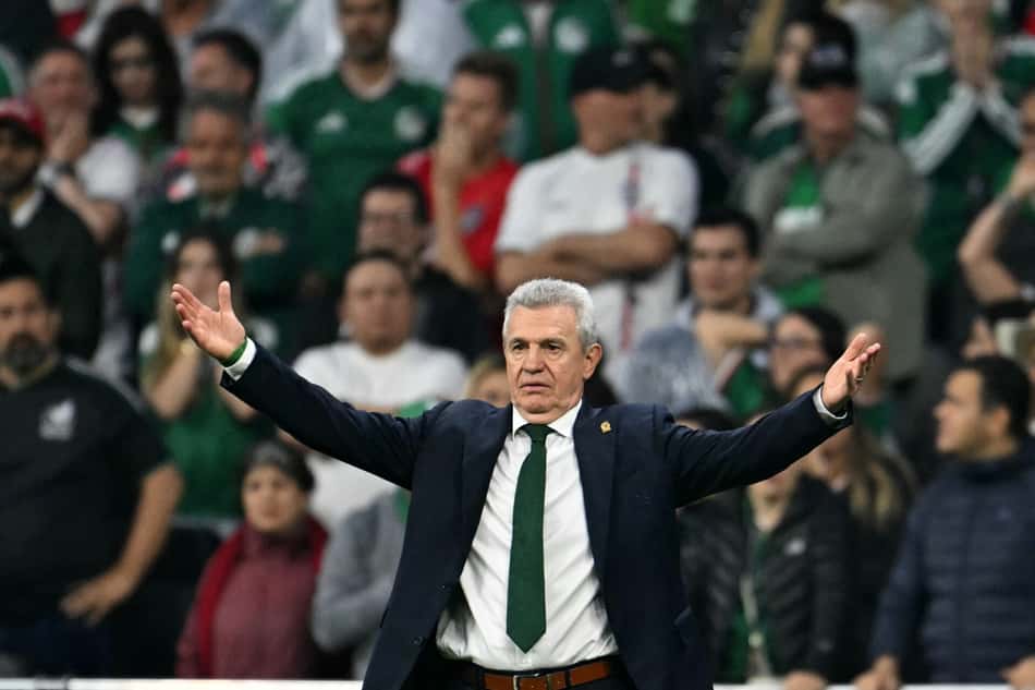 Javier Aguirre durante a Copa do Mundo