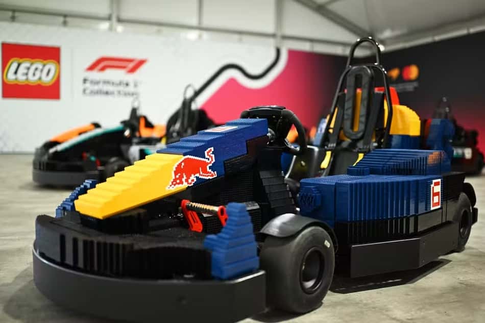 Kart da Red Bull, de Lego, para o GP da Grã-Bretanha na F1 2026