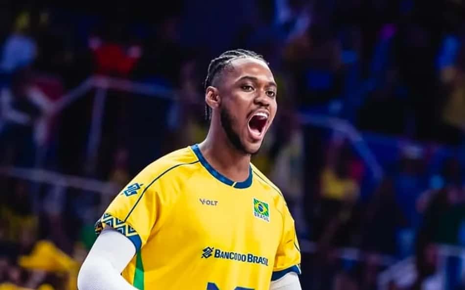 Maicon Santos pela Seleção Brasileira (Foto: Reprodução)