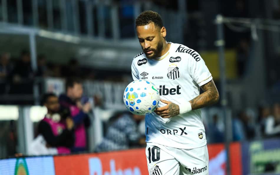Neymar em Santos x Chapecoense