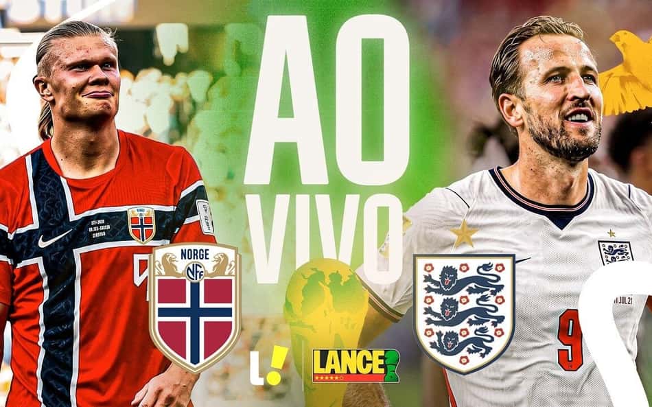 AO VIVO: Assista ao duelo entre Noruega e Inglaterra com o Lance!TV