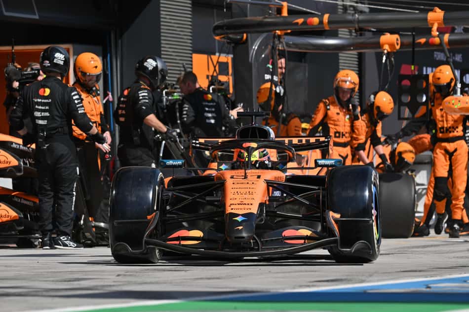 Oscar Piastri em ação no GP da Hungria pela F1 2026