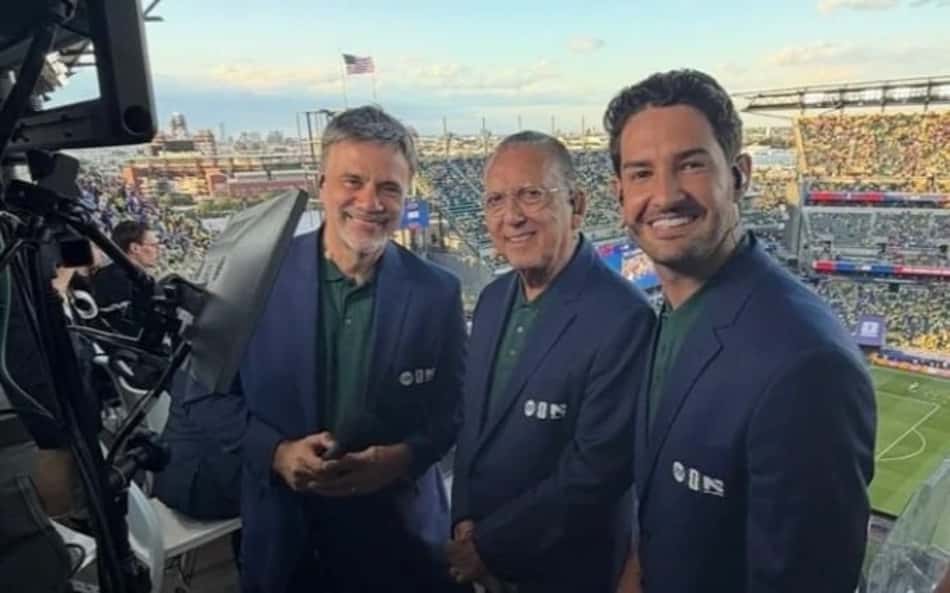 Com Galvão e vice da Argentina, SBT tem grande audiência na final da Copa