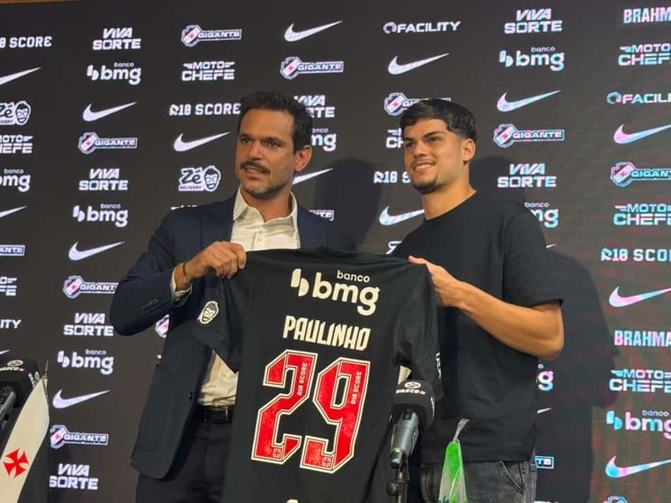 Paulinho em apresentação no Vasco da Gama