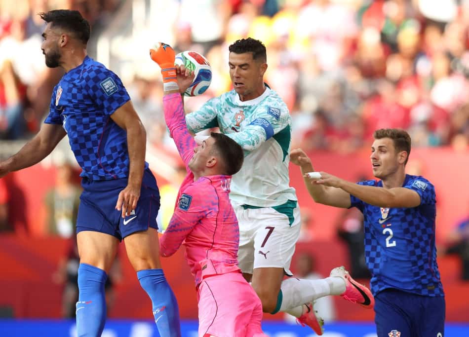 Cristiano Ronaldo em Portugal x Croácia pela Copa do Mundo de 2026