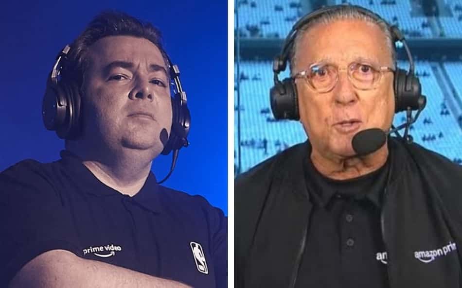 Romulo Mendonça e Galvão Bueno