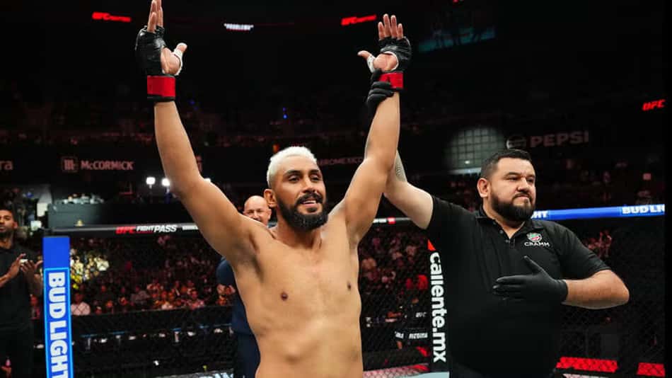 Ryan Gandra comemora vitória no UFC México