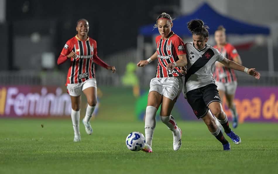 Confronto definido! Vasco recebe o São Paulo pela Copa do Brasil Feminina