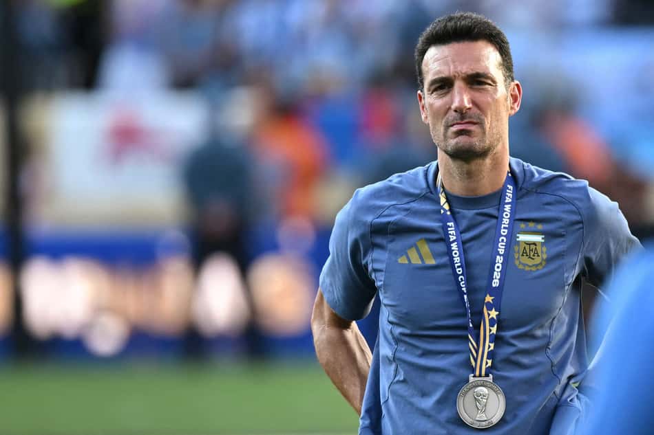 Scaloni emocionado após final da copa