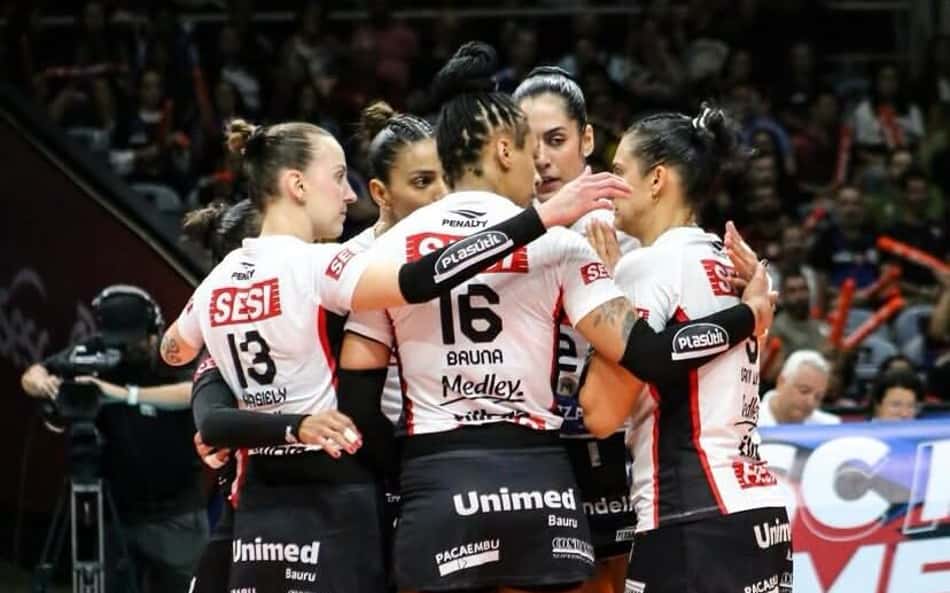 Sesi Bauru na Superliga Feminina de vôlei 2025/26