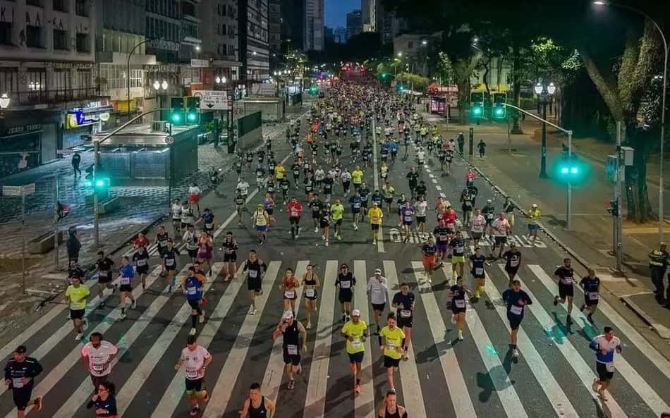 Corredores tomam as ruas de São Paulo