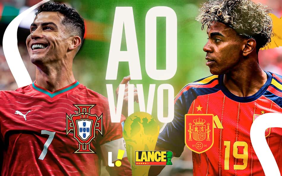 AO VIVO: Assista ao duelo entre Portugal e Espanha com o Lance!TV