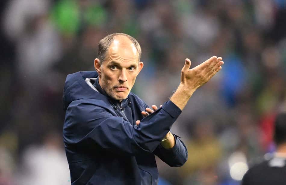 Thomas Tuchel em México 2x3 Inglaterra pela Copa do Mundo de 2026