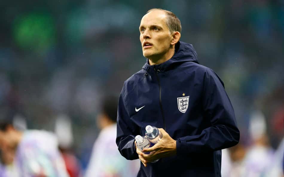 Thomas Tuchel em México 2x3 Inglaterra pela Copa do Mundo de 2026