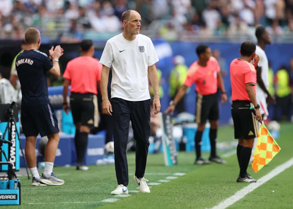 Thomas Tuchel em França 4x6 Inglaterra pela Copa do Mundo