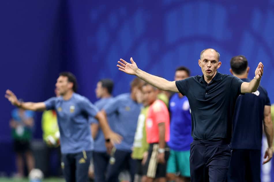 Thomas Tuchel em Inglaterra 1x2 Argentina pela semifinal da Copa do Mundo