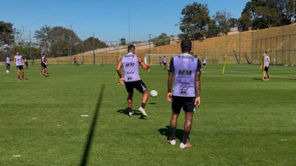 treino aberto Atlético (Foto: Pedro Souza /Atlético)