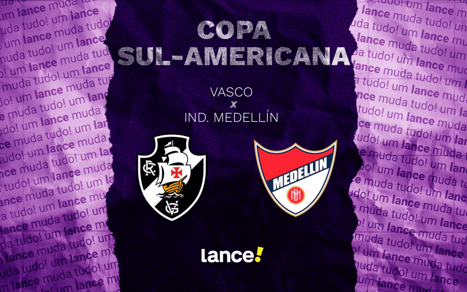 Vasco recebe o Independiente Medellín nesta quarta-feira (29) em busca de uma vaga nas oitavas de final da Sul-Americana