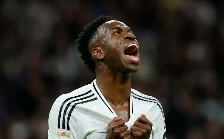 Vinicius Junior em Real Madrid x Barcelona