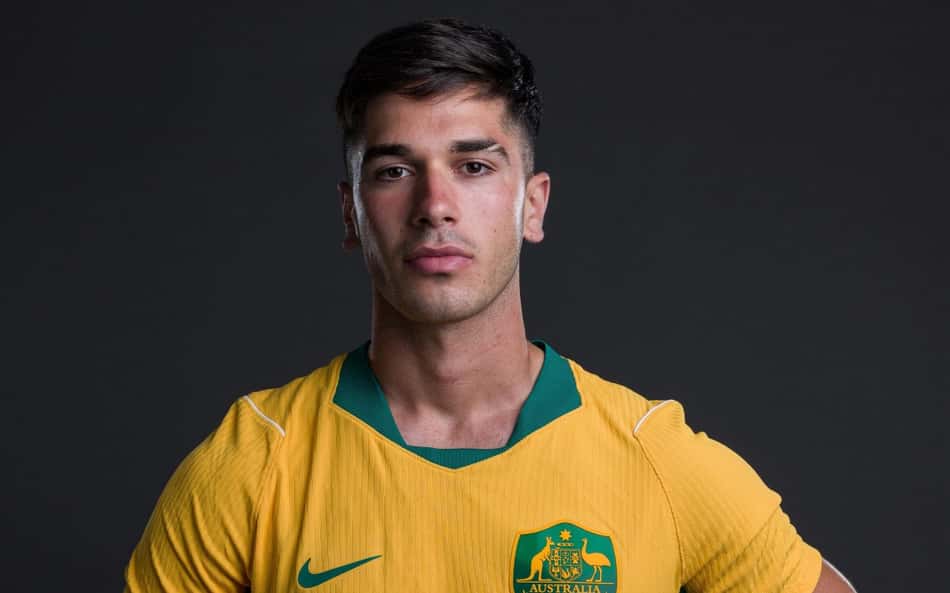 Christian Volpato, jogador da Austrália na Copa do Mundo de 2026