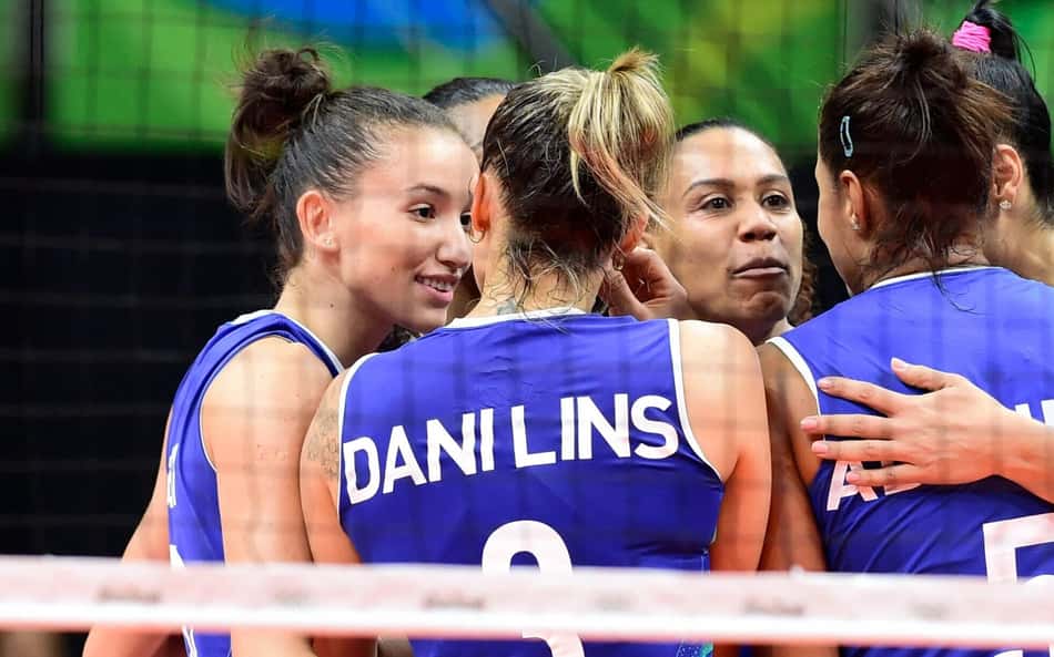 A ponteira Gabi Guimarães fez sua estreia olímpica nos Jogos Rio 2016