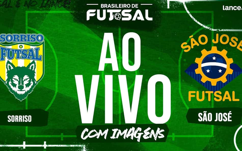 AO VIVO: Sorriso x São José, pelo Brasileirão de Futsal, no Lance!TV