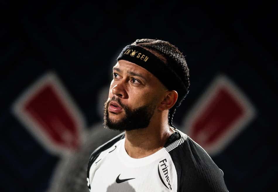 Memphis busca primeiro gol na temporada (Foto: Rebeca Schumacker/Agência Enquadrar/Gazeta Press)