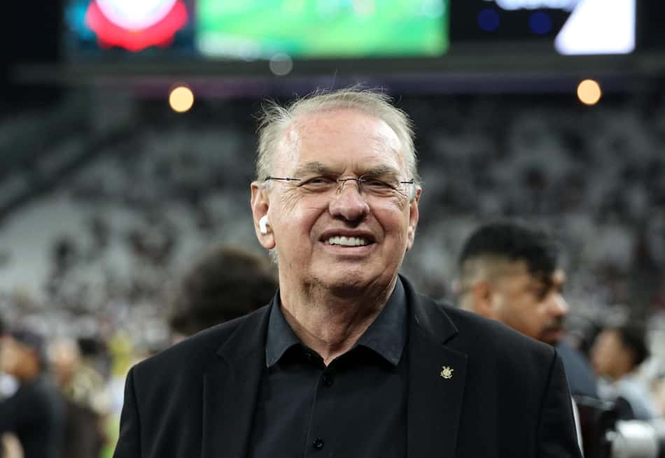 Osmar Stabile, presidente do Corinthians (Foto: Peter Leone/O Fotografico/Gazeta Press)